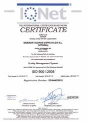 Qualité PECAL/AQAP 2120 Certificat