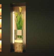 Loox LED 004 Design compact, pour installations esthétiques, en alu aspect argent anodisé Baguette - Lumière du jour