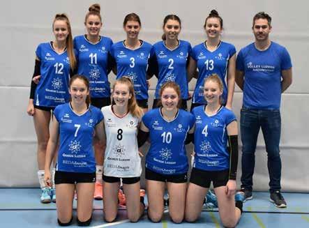 FILLES MÄDCHEN M19 Volley Luzern Nachwuchs (LU) 1 (8) Chiara Wigger 2 Marija Smiljkovic 3 Korina Perkovac 4 Rahel Stofer