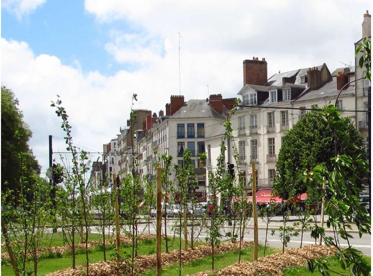 Nantes, ville fertile et nourricière La nature présente aussi en Ville! 100 parcs et jardins!