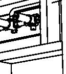 installation LinéaiRE horizontale - LinEaR horizontal installation 13 Raccordez les entrées d'eau chaude et d'eau froide à la valve principale en respectant les indications présentes sur celle-ci.