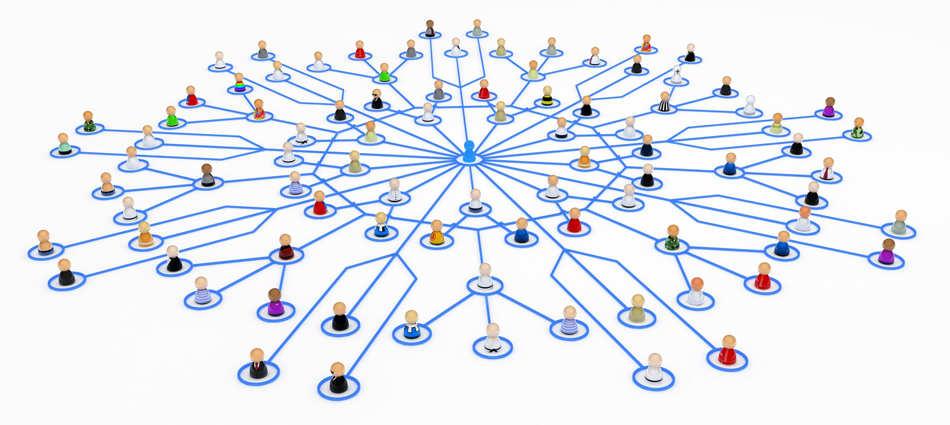 RESEAU SOCIAL : définition Un réseau social est un ensemble d individus / d organisations reliés entre eux par des liens créés lors d