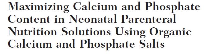 Calcium mmol/l (CaCl 2 or Ca-Glu) Calcium mmol/l (CaCl 2 ) Ca et PO 4 inorganiques Phosphate mmol/l (Na 2 HPO 4 ) 1 2 3 3.5 4 4.