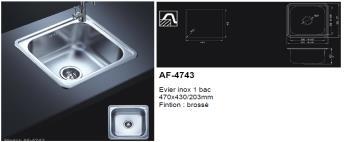 AF-4743 EVIER INOX 1