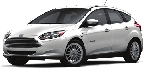 Ford Focus Temps de recharge sur borne de recharge rapide Électrique de 107 kw Environ 185 km selon les habitudes de conduite et de