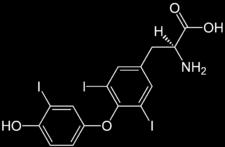 D STEREOCHIMIE (temps conseillé : 20 mn) D'un point de vue médical, les composés biologiques de l'iode