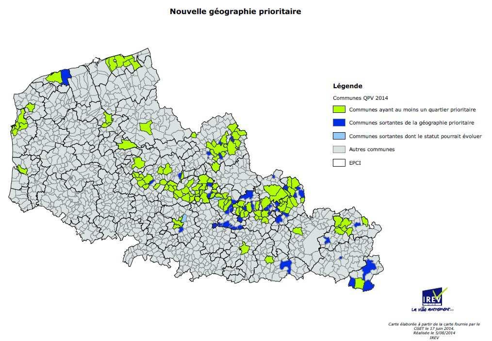 La situation en région Nord Pas-de-Calais La région Nord Pas-de-Calais est l une des régions de France la plus concernée par la Politique de la ville.