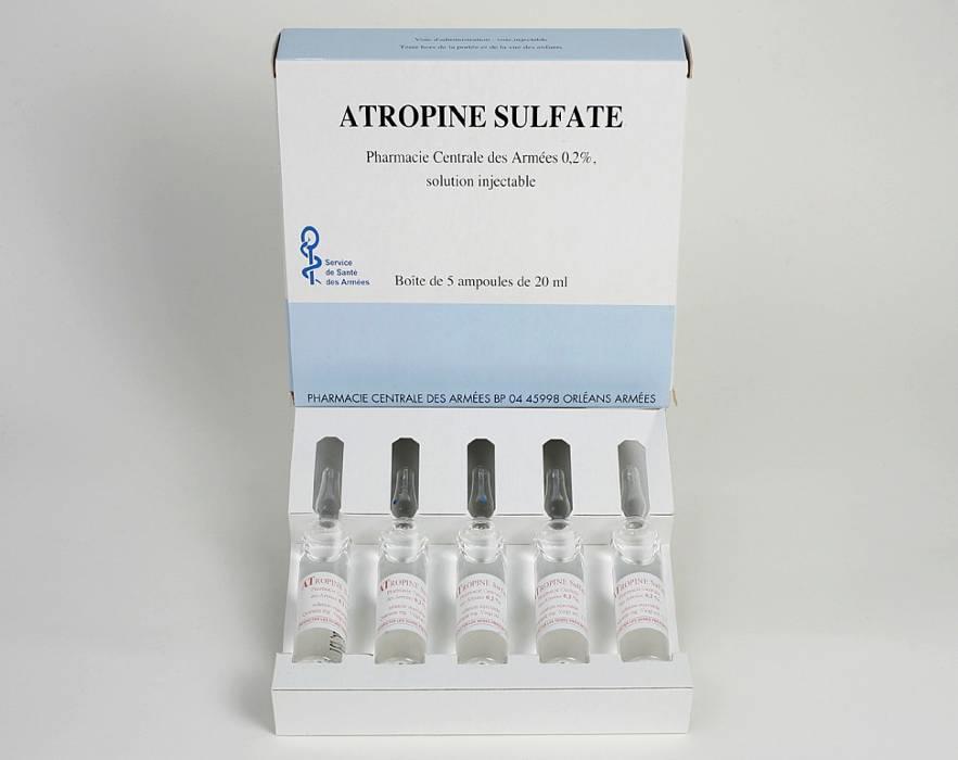 (dispositif d auto injection ) ATROPINE (sulfate) Pharmacie centrale des armées 2mg/ml solution