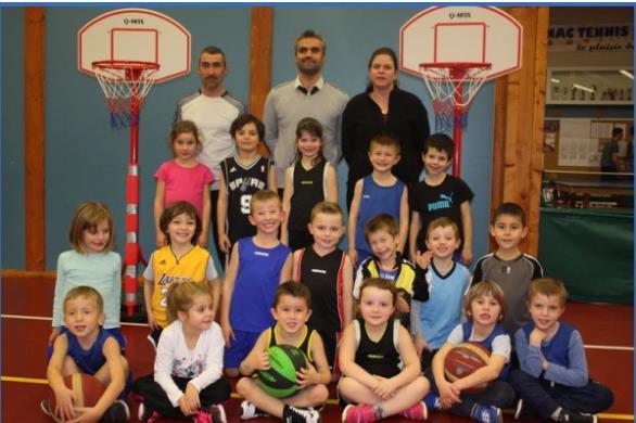 Effectif : 18 (13 garçons et 5 filles) Ecole Baby Basket U7 (2 écoles à Nort-sur-Erdre + 1 école aux Touches)