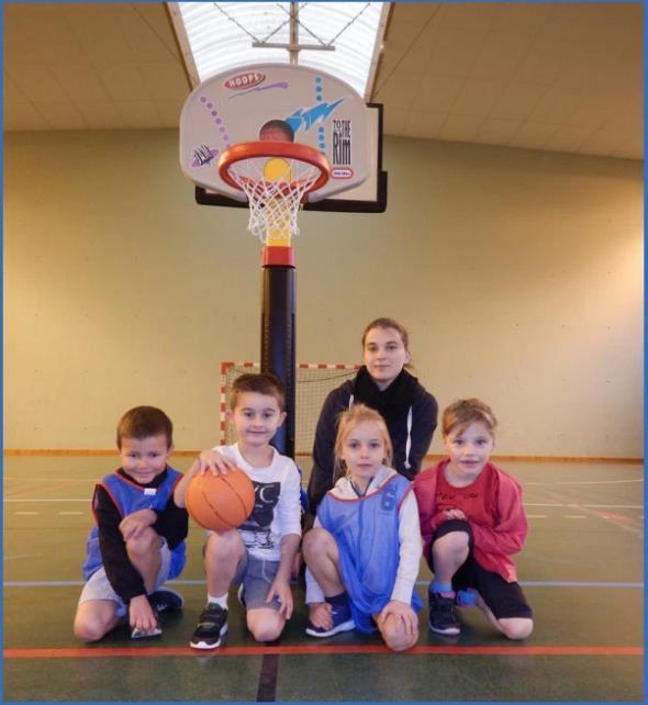Groupe mixte «Ecole de Basket» Effectif : 4 Cadre technique : Kathleen Idem pour les parents!