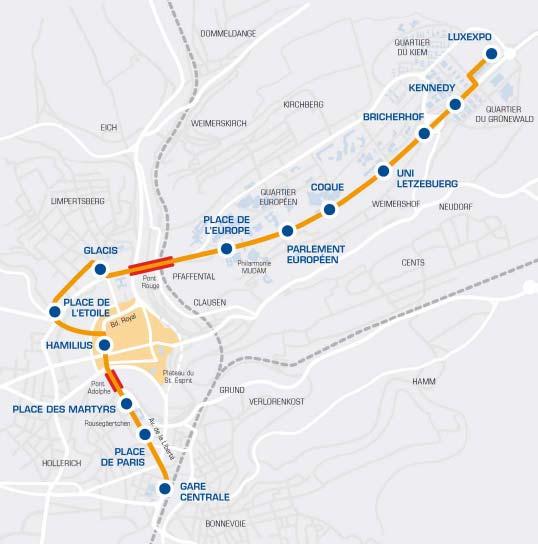Projets ferroviaires à court terme (2015) Aménagement des nœuds de Nancy et Metz (2012).