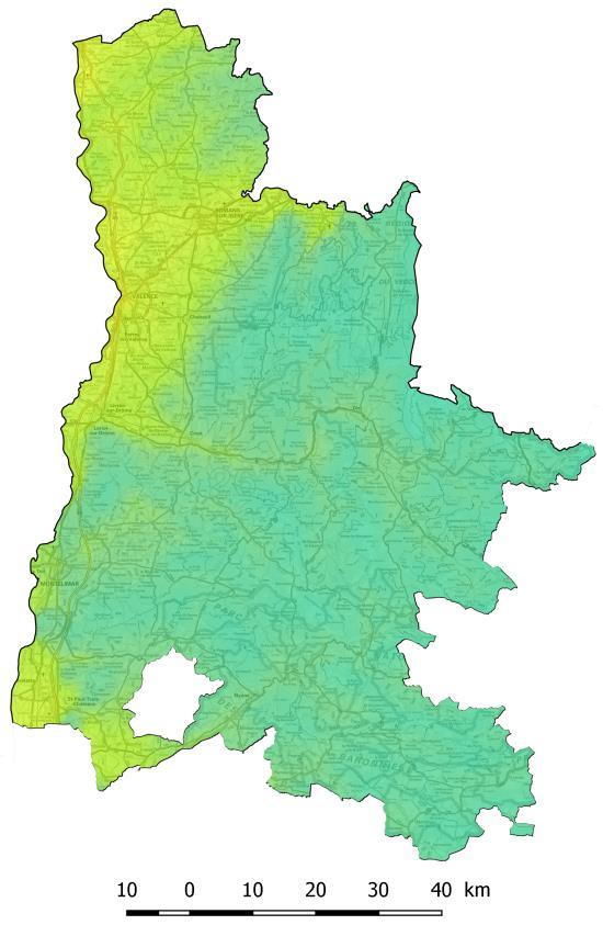 Particules PM2.5 Ardèche Drôme Comme pour les PM10, les concentrations en PM2.5 sont en dessous de la valeur limite annuelle et ne posent pas de problème réglementaire.