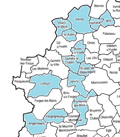 1. Description du territoire d action 1.1. Antenne Nord Essonne (Orsay) Au 1 er janvier 2016, le territoire CEP de l ALEC Ouest Essonne est désormais de 13 communes représentant plus de 43 000 habitants.
