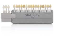 VITA classical A1 D4 La solution basique avec un plus Teintier VITA classical A1 D4 avec VITA Bleached Shades Détermination de la couleur dentaire en une étape 16 couleurs dentaires naturelles