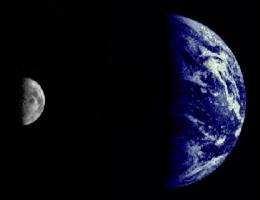 Pleine lune Terre Nouvelle lune Soleil Une curiosité. Le Soleil est beaucoup plus gros que la Terre, elle même plus grosse que la Lune : le Soleil a un diamètre 400 fois plus grand que la Lune.