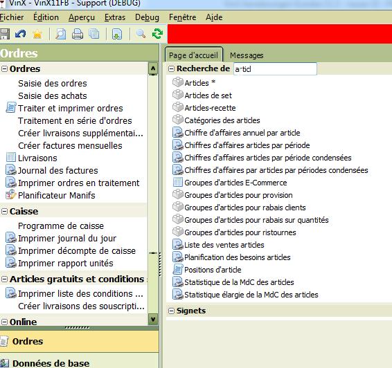 Automatique; change la configuration couleurs selon la confiuration Windows - Choix des couleurs: modifie les couleurs de la surface utilisateurs - Taille des caractères; modifie la taille des