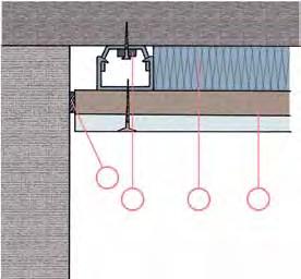 Mise en œuvre doublages de plafonds faux plafond fixé sur antivibratoires 4 CA 3 2 SA 4 3 2 Types d antivibratoires : Les Cavaliers Acoustix (CA50 & CA60).