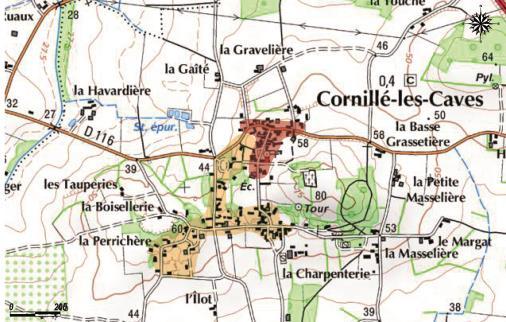 contrôle de la vallée, par exemple Huillé ; les bourgs du plateau, souvent implantés en lisière de forêts, par exemple Chaumont-d Anjou ; les bourgs implantés sur
