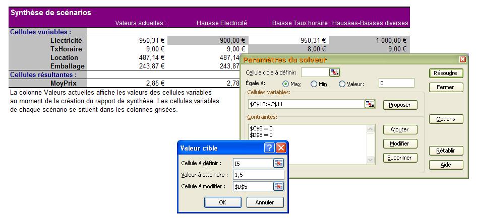 MODULE 6 : Excel permet d'utiliser des fonctions avancées : 3 1 Les fonctions avancées d'excel regroupent deux catégories d'utilitaires.