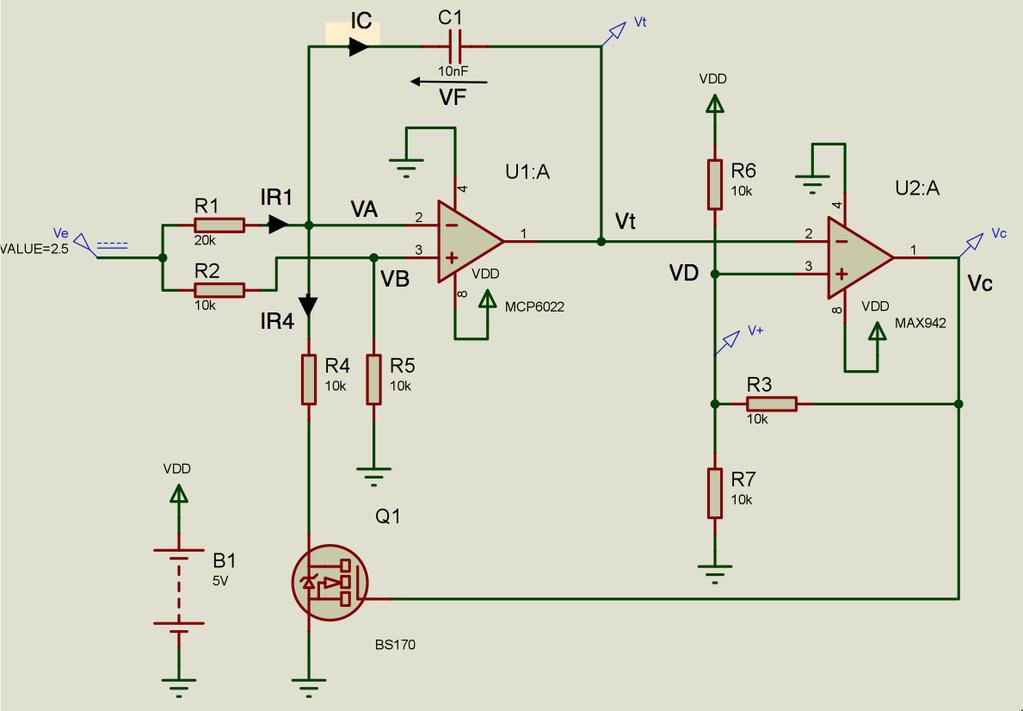 Exercice 2 Oscillateur contrôlé en tension 10 pts. L étude porte sur un V.C.O (voltage controlled oscillator).