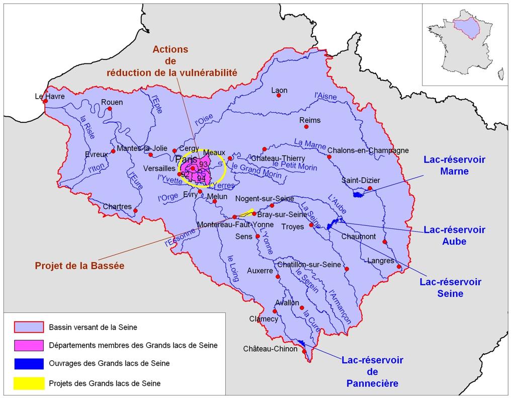 Les Grands lacs de Seine ont une compétence reconnue en matière de prévention des inondations et de gestion équilibrée e