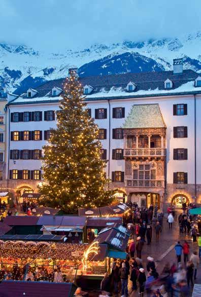 Avent & Noël Mille lumières dans la nuit et parfums de Noël Joies de l Avent 4 nuits en demi-pension & un ticket de 48h pour emprunter les transports en commun de la ville d Innsbruck Du 01 au 20