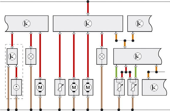 Vue d ensemble du système Le schéma de connexion des projecteurs La figure ci-après représente le schéma de connexion sur l exemple du projecteur droit. B.