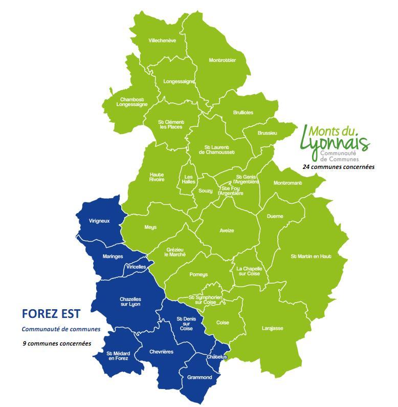 Annexe 1 Communes éligibles Règlement du Fonds Local d