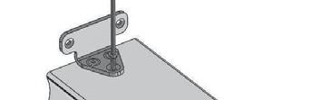 Soutenez la rampe inférieure et à la hauteur désirée à l aide des cales de soutien réglables.