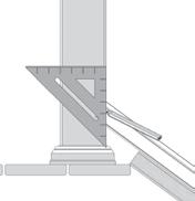 Directives d installation pour rampe d escalier Horizon de 1,83 m (6 pi) La longueur de rampe de 1,83 m (6 pi) mesure 168,3 cm (66,25 po) d un poteau à l autre.