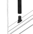 Insérez un connecteur inférieur dans les trous à chaque extrémité de la rampe inférieure. Placez deux balustres sur la rampe inférieure, un à chaque extrémité.