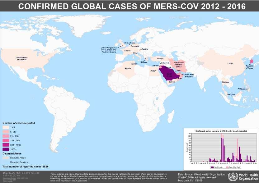?? Nouveau Coronavirus : Mers-Cov - Moyen-Orient mais plusieurs pays avec des cas