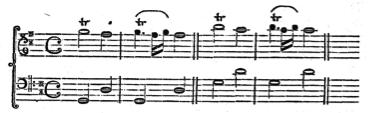 Du trille 12 De même, la note qui suit immédiatement un trille ne doit jamais porter de port de voix.