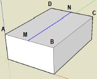 Modélisation d'une forme de maison le nommant «maison». 2. création d'un paralléléppipède rectangle de dimension 800 cm X 1200 cm X 400 cm 2.