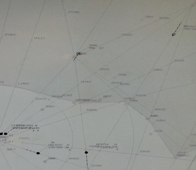 ci-dessus montrent des: Plots correspondant à des cibles vues par l ADS-B non vues par les deux Radars de Nouakchott