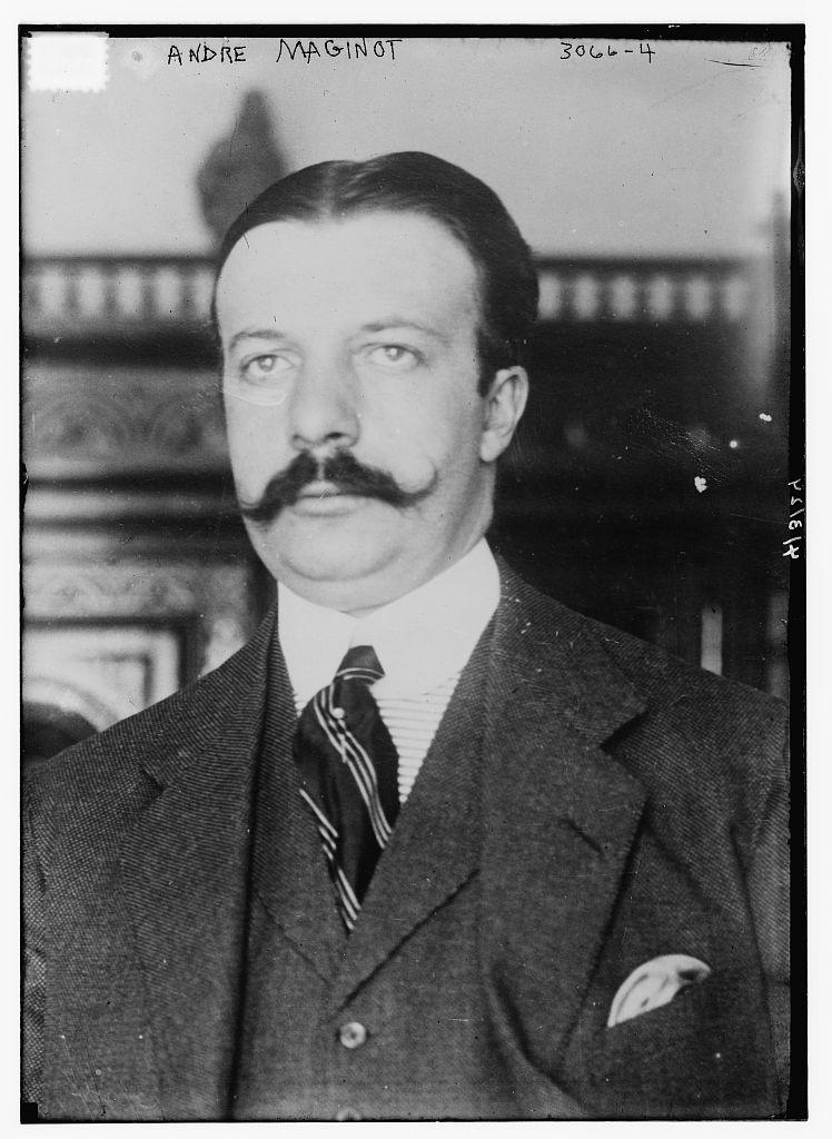 frontières nord-est et sud-est de la France. André MAGINOT, lorrain né en 1877, fut député de la Meuse de 1910 jusqu à sa mort en 1932.