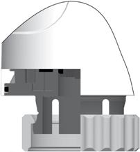 Plage de fonctionnement Le EMO TM convient à tous les robinets thermostatisables IMI TA/IMI Heimeier ainsi qu aux distributeurs pour le chauffage par le sol avec raccordement M3x1,5 à la tête