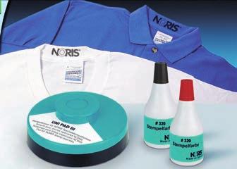 Encres Spéciales Encre Noris 320 pour le marquage du textile Encre résistant aux lavages,
