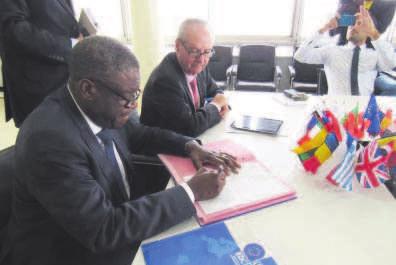 la mise en œuvre de la convention de collaboration entre la RDC et le Groupement d entreprises chinoises.
