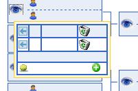 L»Œil» permet d accéder à un sous menu pour la gestion des branches du tableau, ajouter, supprimer Il va falloir modifier
