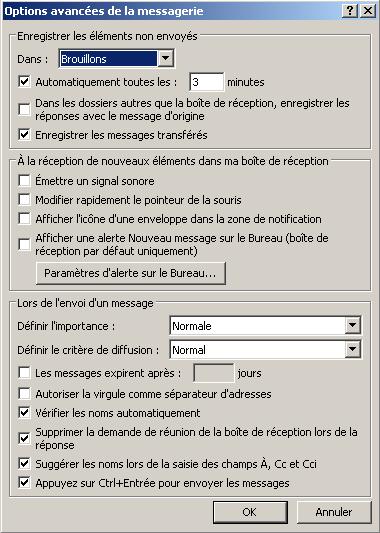 «Effective EDGE» pour les professionnels Guide pas à pas Outlook 2007 pour le module linguistique français SUPPRIMER LES DISTRACTIONS DES E-MAILS 1. Outils 2. Options 3. Options de la messagerie 4.