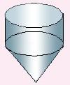 24 cm 21 Volume d'un cône de révolution 1 alcule le volume d'un cône de révolution, de hauteur 1, dm et dont le rayon de la base est 8 cm. onne la valeur arrondie au cm.