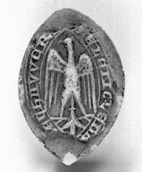 Symboles héraldiques sans écu Sceau armorié de Flora de Mainvaut (69) Sceau armorié d Éléonor de