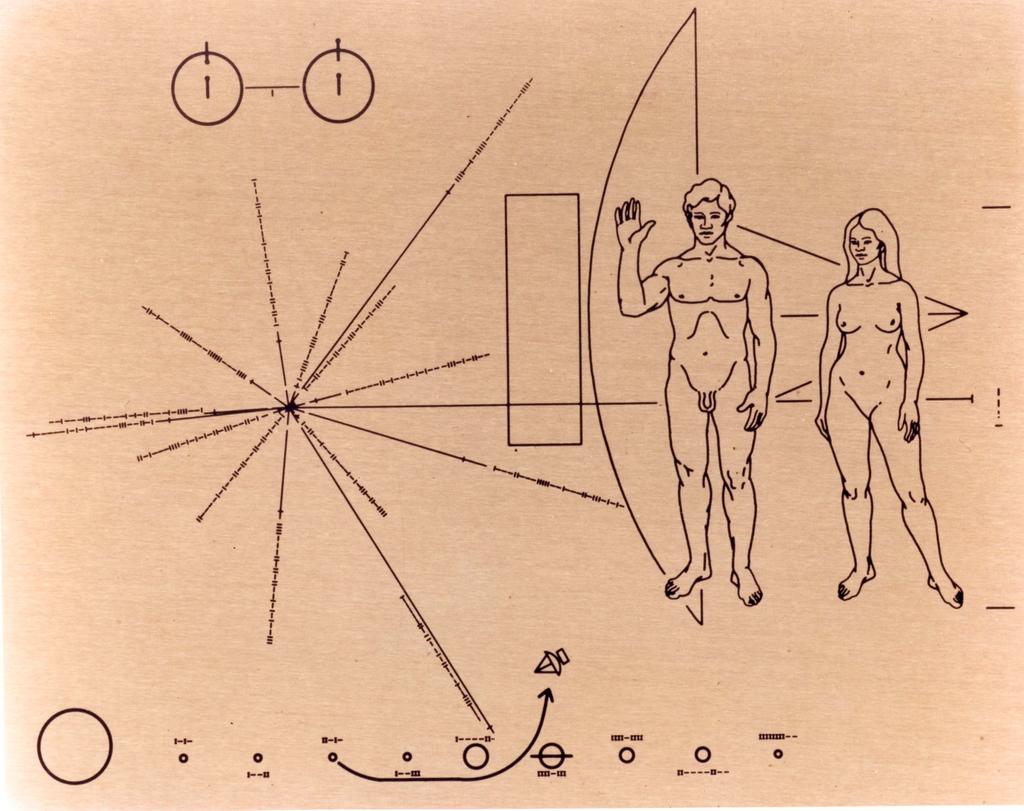 Par exemple la sonde Pioneer 10, envoyée dans l espace en