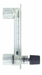 RQC1 MODELL avec robinet de réglage intégré Tube de mesure: 75mm Description Ce type de Rotamètre est spécialement conçu pour la mesure de débit de gaz.