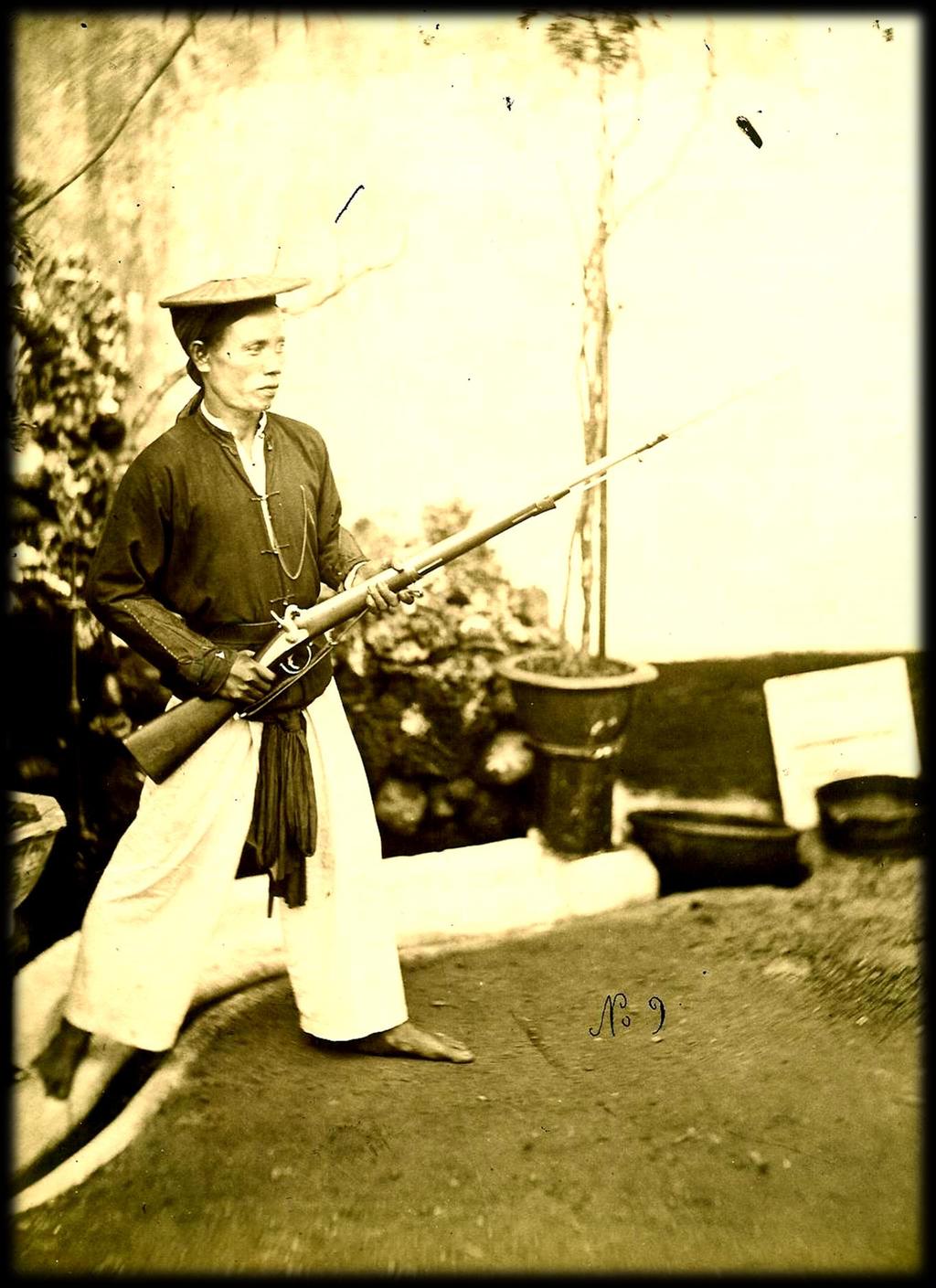 Cochinchine - 1885 - Linh Tap, Tirailleur Annamite.