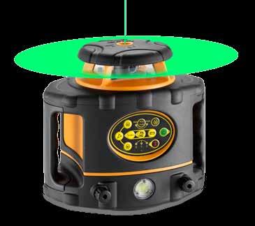 Lasers rotatifs horizontaux et verticaux FLG 60VA-Green Le meilleur en vert Nouvelle génération : laser de classe avec visibilité améliorée et plage de