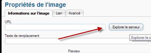 INSÉRER ET ÉDITER UNE IMAGE Reportez-vous au chapitre gestion des fichiers du manuel d utilisation de votre site afin de placer vos images sur le serveur AVANT d insérer votre image dans le contenu.