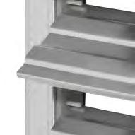 Pression maximale de 100 Pa Cadre profilé pour installation directe dans les ouvertures de murs Disponible dans les dimensions standards et nombreuses dimensions