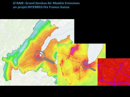 G 2 AME : "Grand Genève Air modèle émissions" Ce premier projet Interreg a été développé dans le but de concevoir des